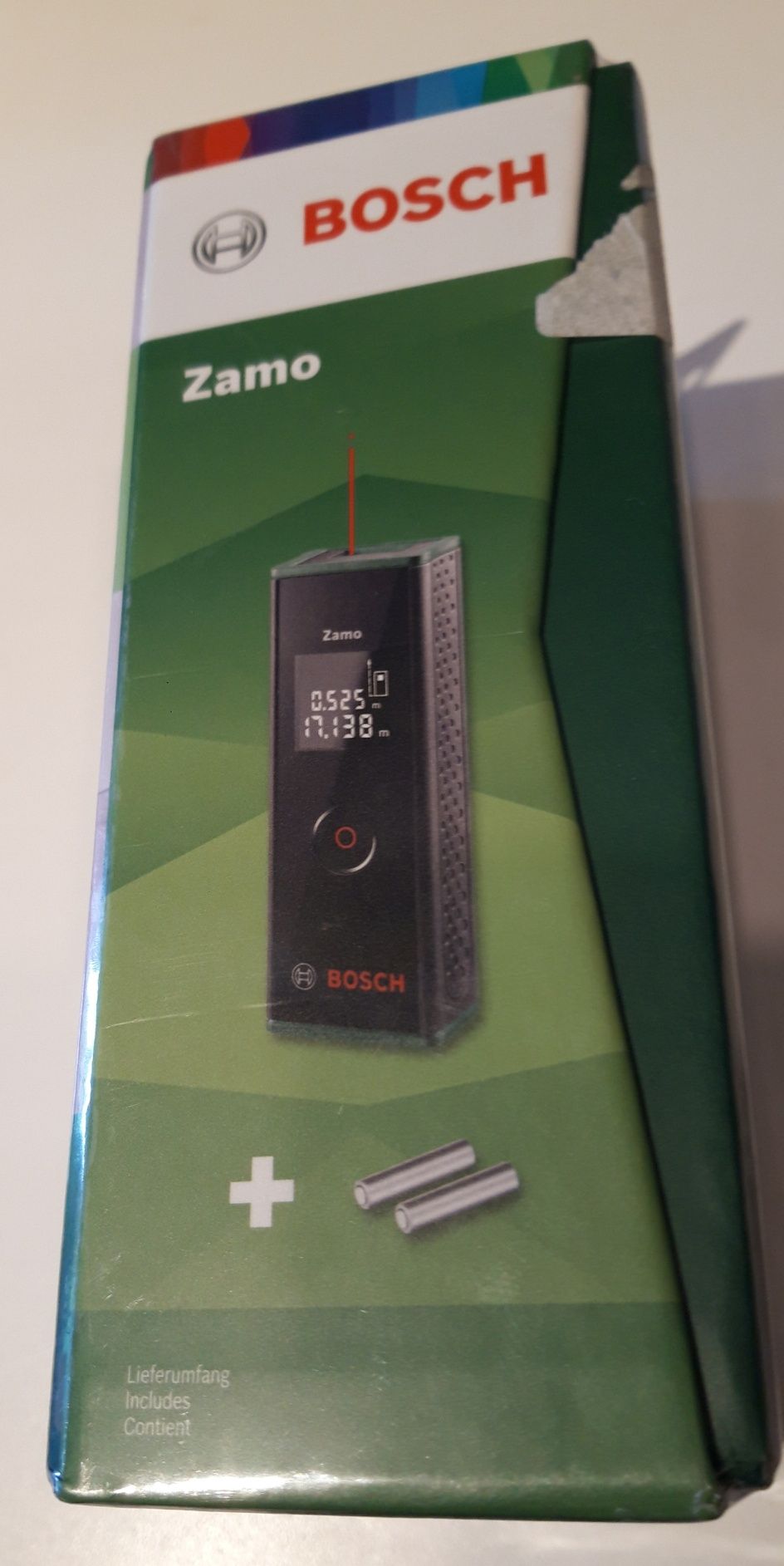Dalmierz laserowy Bosch Zamo Solo nowy nie poziomica laserowa miarka