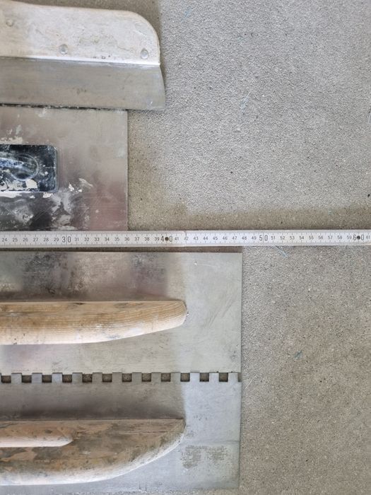 Pace paca ze stali nierdzewnej do tynku kleju gładzi, 47cm i 36cm