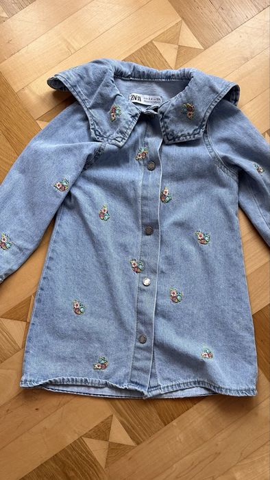 Джинсовий сарафан та джинси Zara на дівчинку