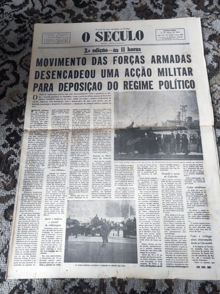 Jornais 25 de abril de 1974