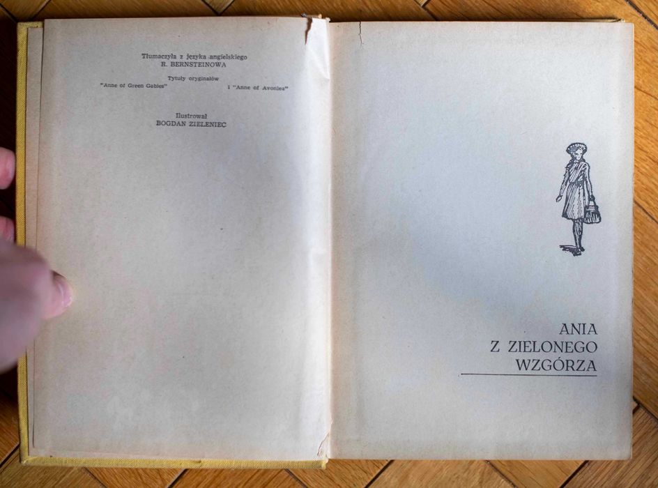 Ania z Zielonego Wzgórza Lucy Maud Montgomery Nasza Księgarnia 1970