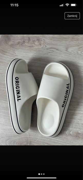 Damskie klapki piankowy