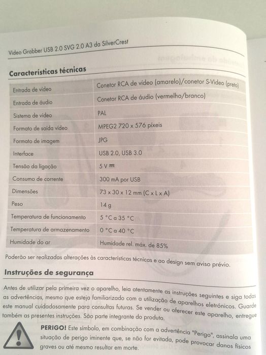 Digitalizador de vídeo USB - SILVERCREST