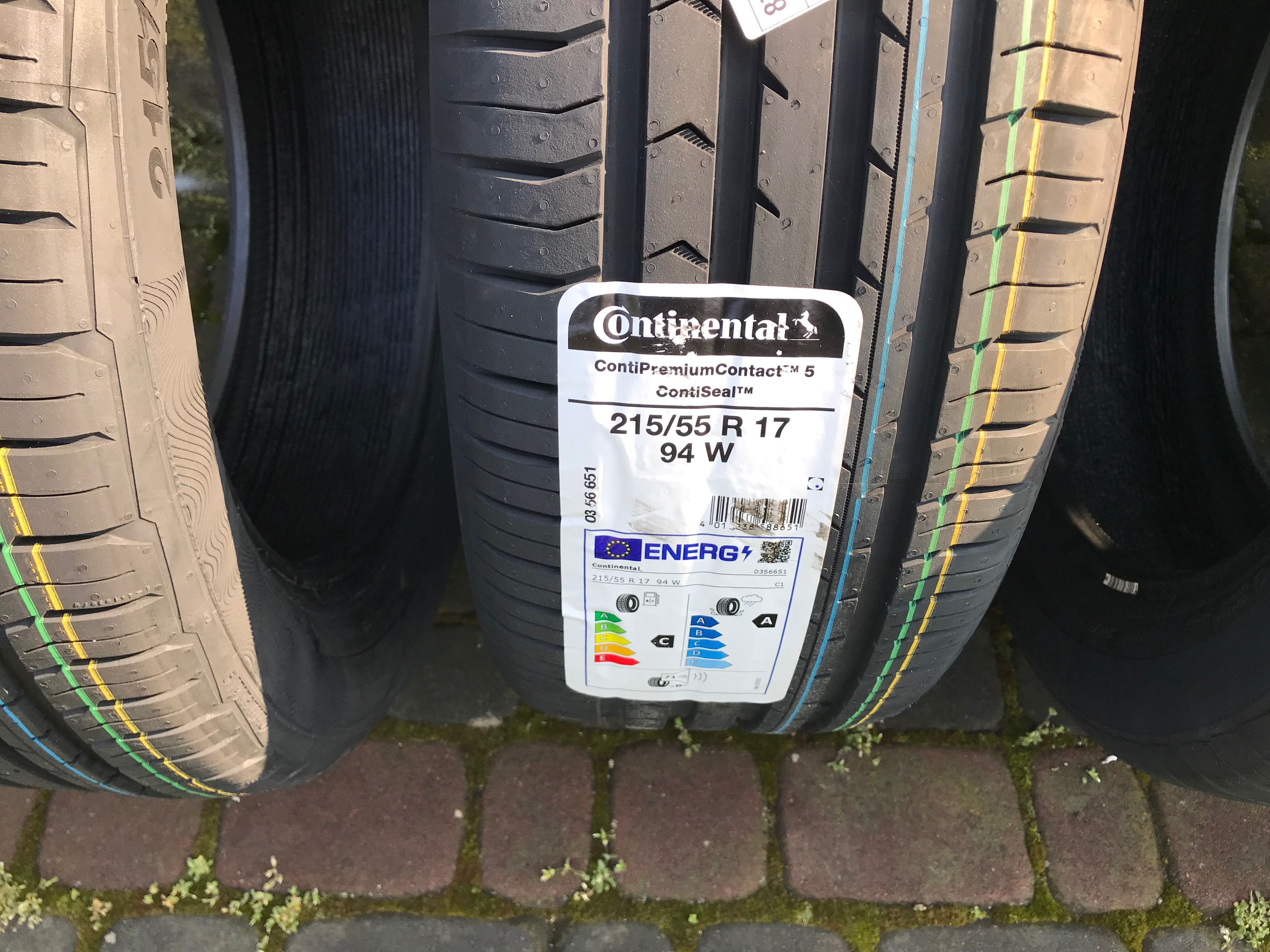 Nowe opony letnie Continental 215/55/17 94W
