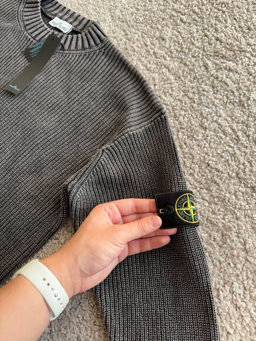 Свитер Stone Island крупной вязки
