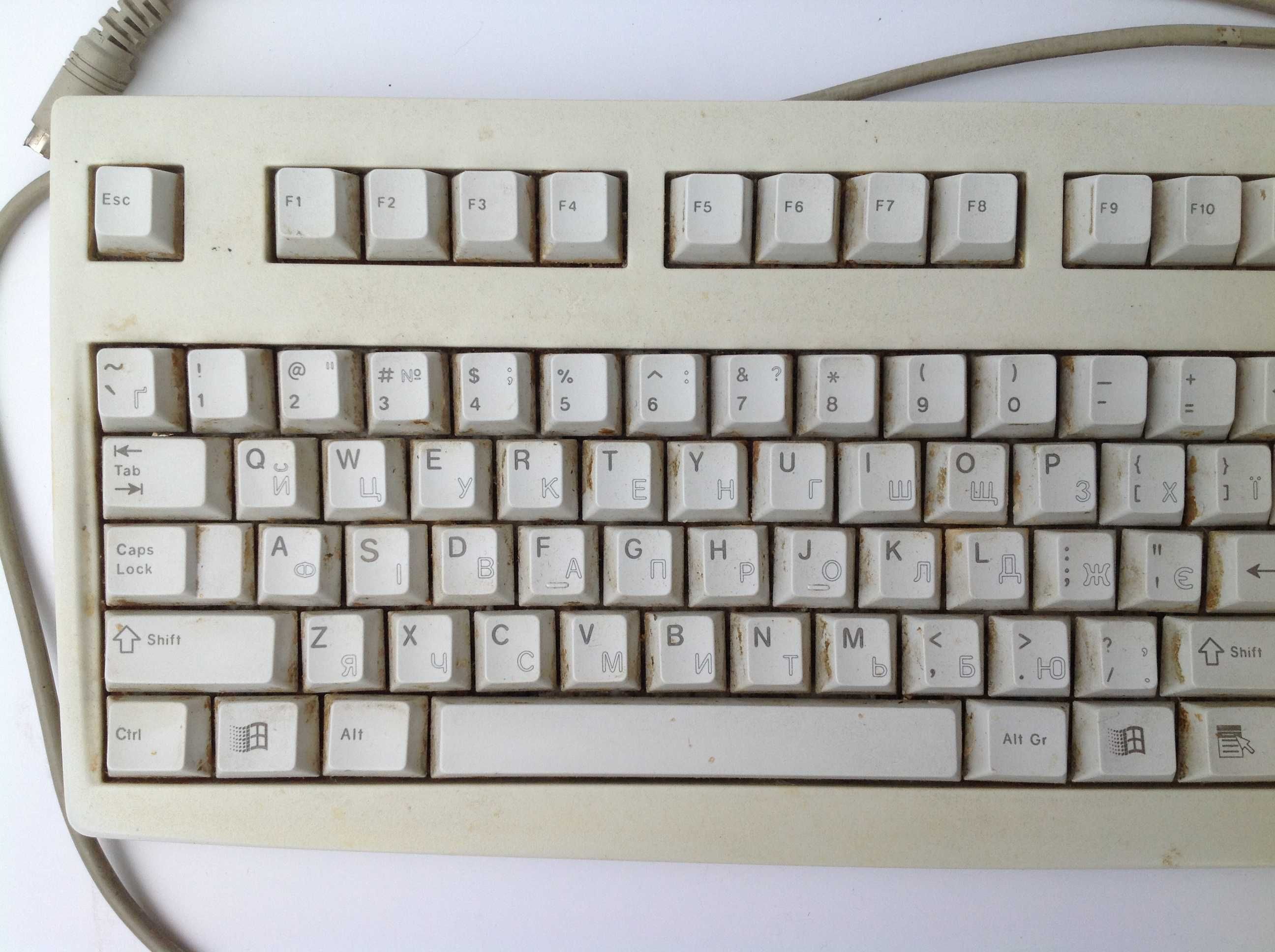 Ретро Клавиатура Cherry Electrical Products USA RS6000 PS/2 проводная