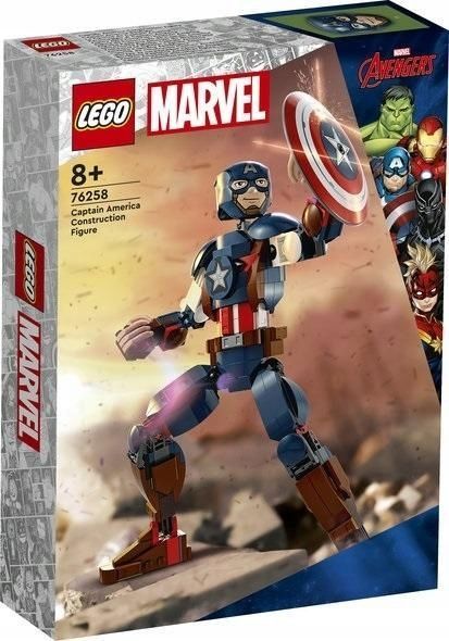 Lego Marvel 76258 Figurka Kapitana Ameryki, Lego