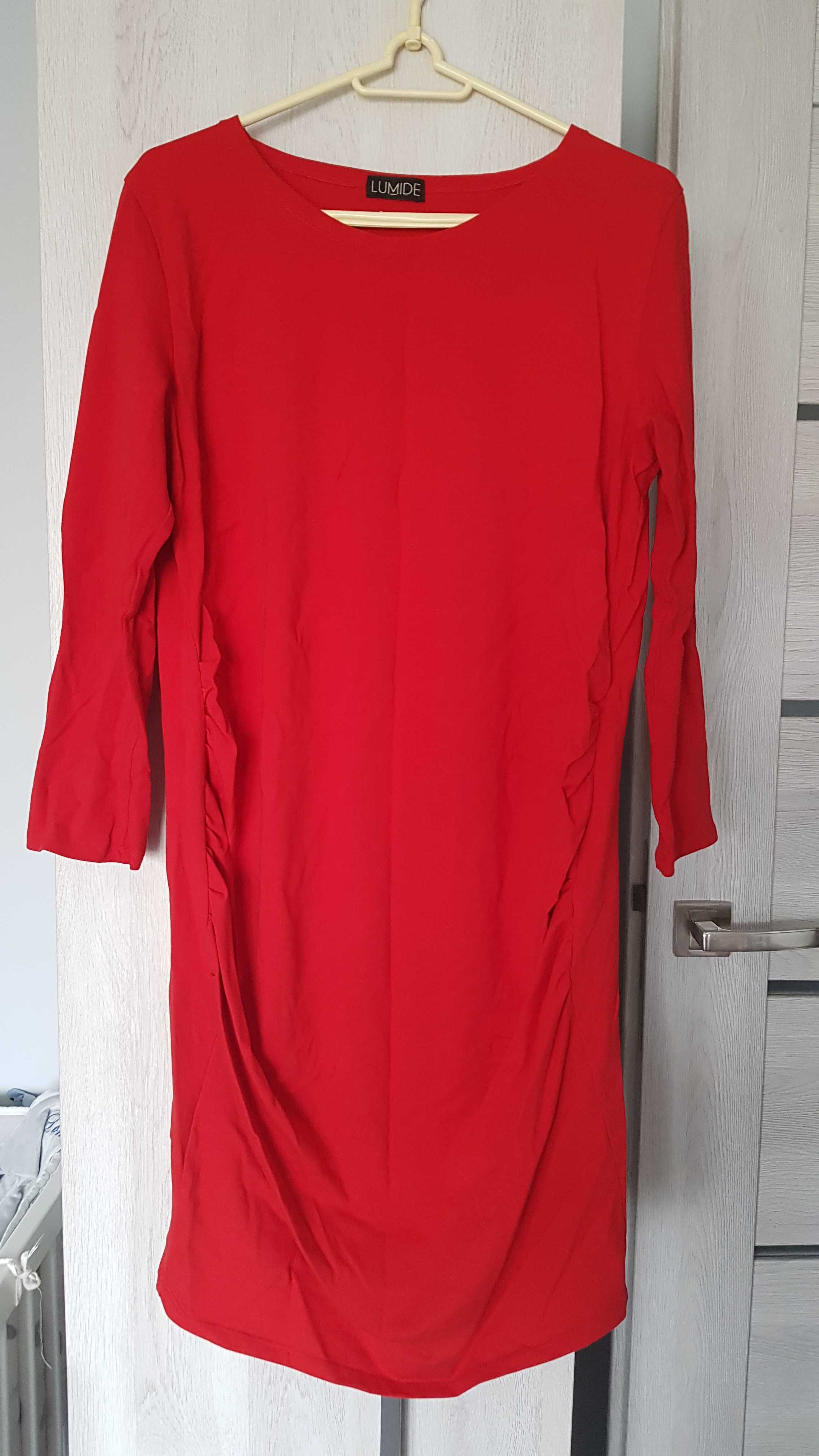 Sukienka ciążowa czerwona xl
