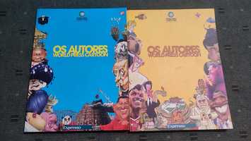 2 livros Os Autores World Press Cartoon