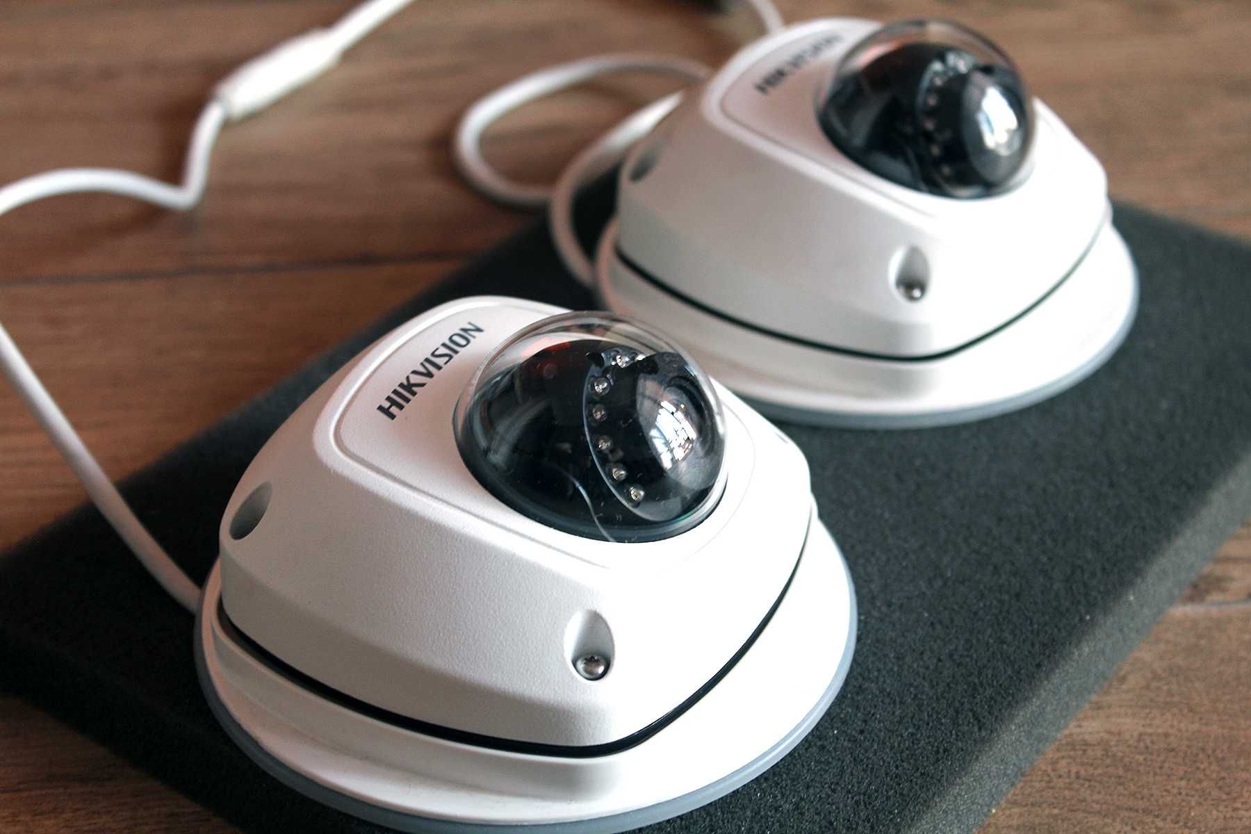 Антивандальная ip камера Hikvision микрофоном и microSD