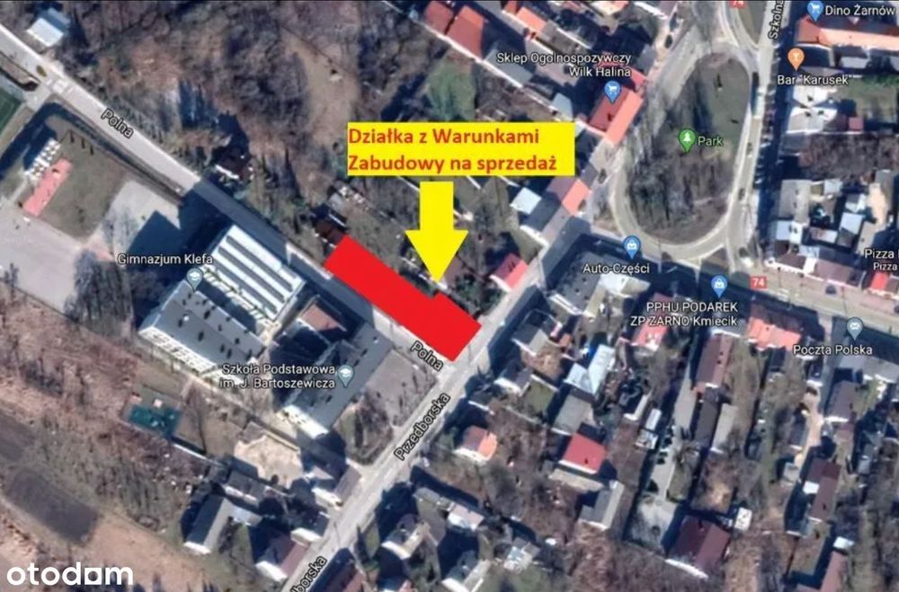Działka budowlana i inwestycyjna - wydane WZ