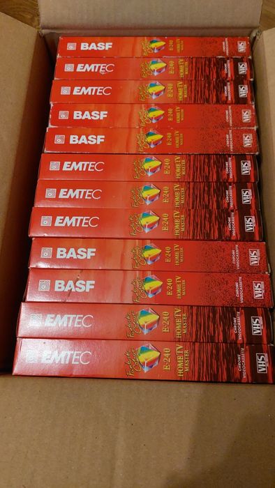 Kasety VHS Basf/Emtec Home TV Master E240 zestaw 12szt. #3