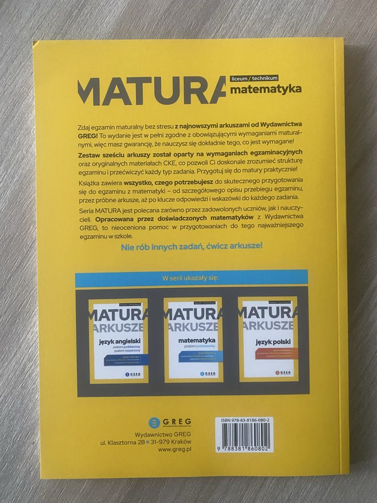 Matura arkusze z matematyki
