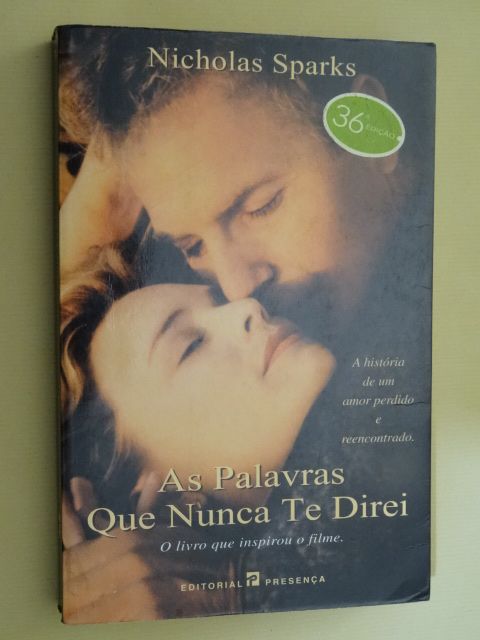 As Palavras Que Nunca Te Direi de Nicholas Sparks