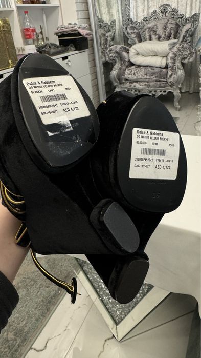 Босоніжки босоножки туфли на танкетке Dolche & Gabana оригінал