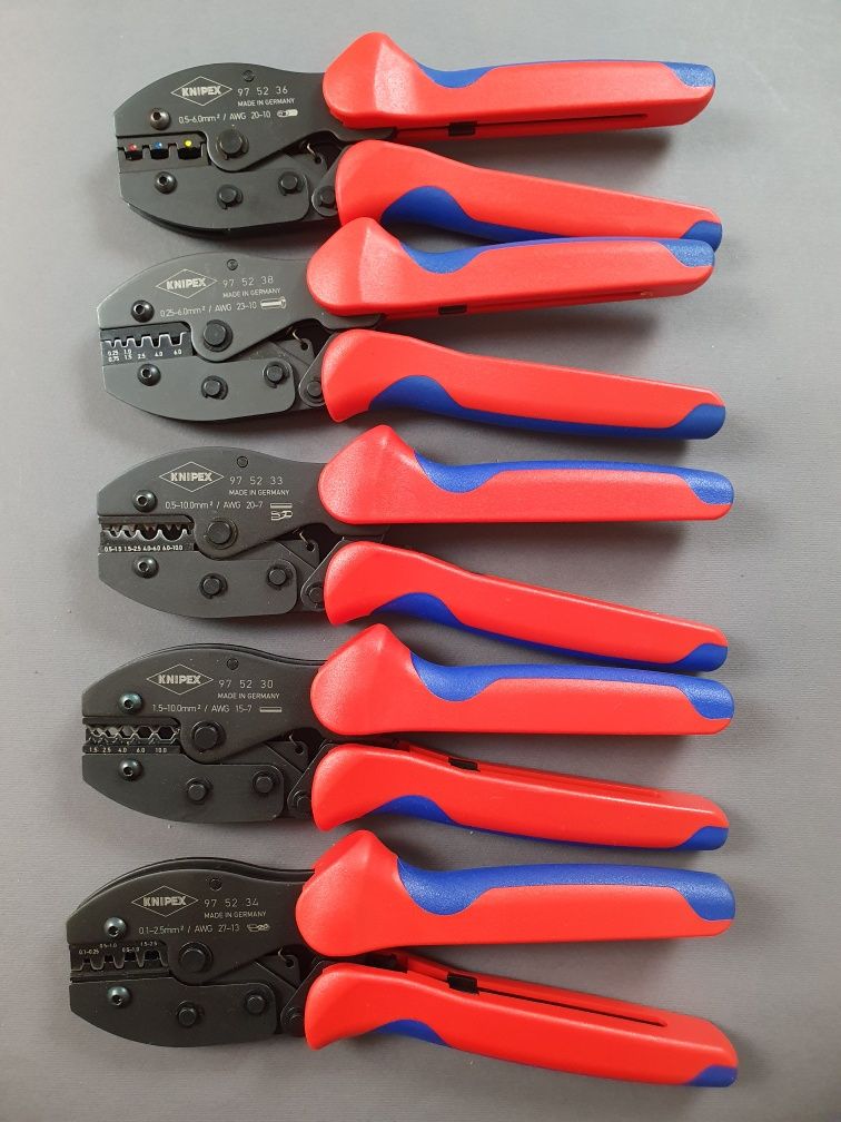 Knipex для опрессовки и обжима контактных гильз.Прес- кліщі. Кримпер .