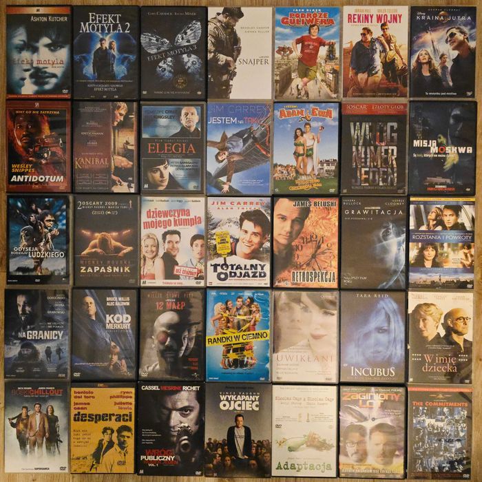 Filmy na DVD (10 zł/szt.), stan BDB, dużo hitów, Ty wybierasz