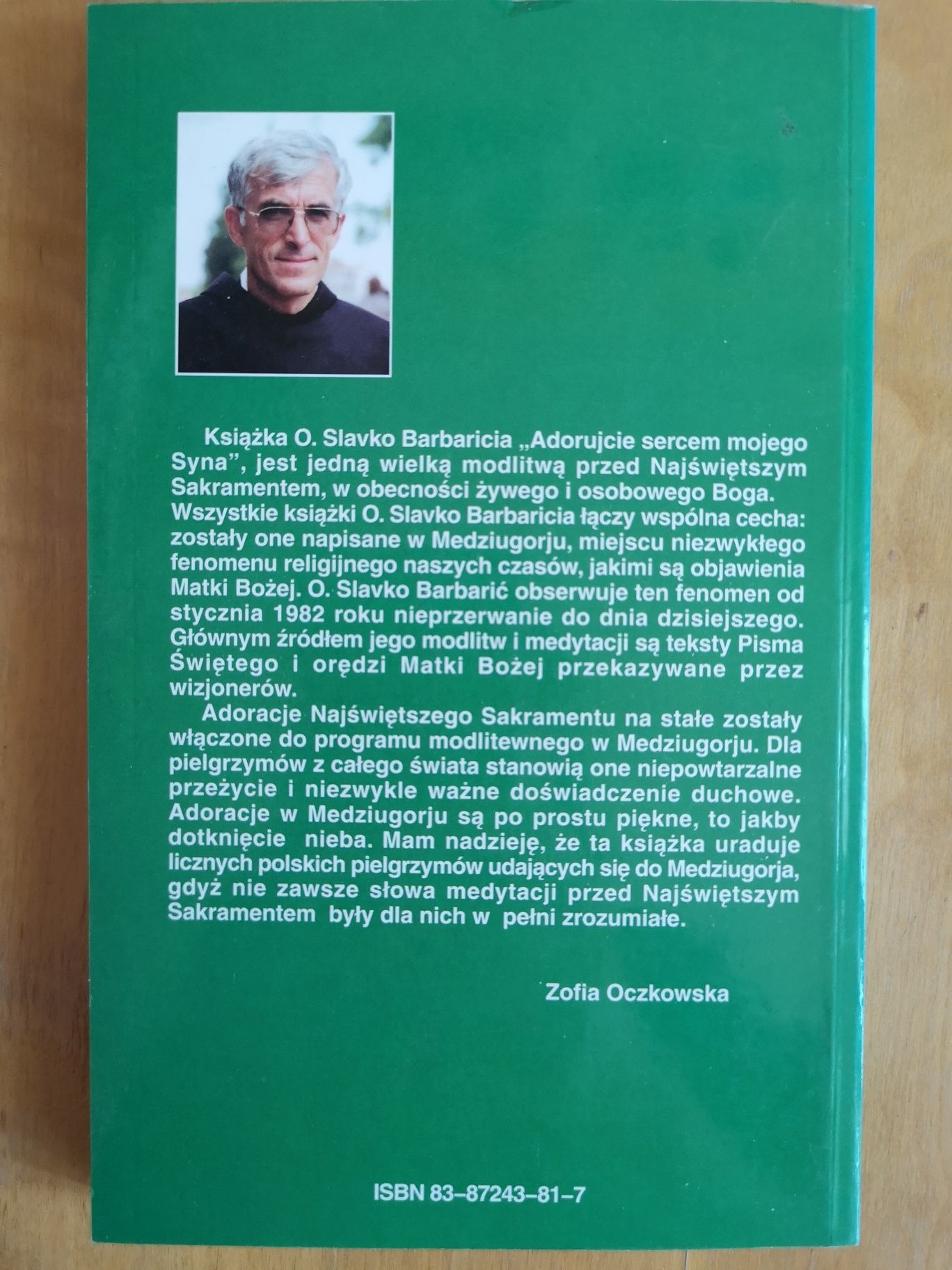 Adorujcie sercem mojego syna książka katolicka