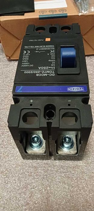 Автомат постійного струму TOMZN DC-MCCB DC1000V 2P 250A