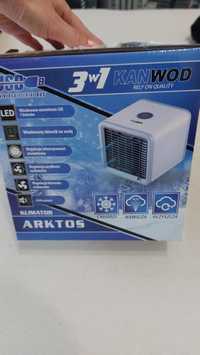 Klimator przenośny z LED, chłodzi, nawilża, oczyszcza powietrze