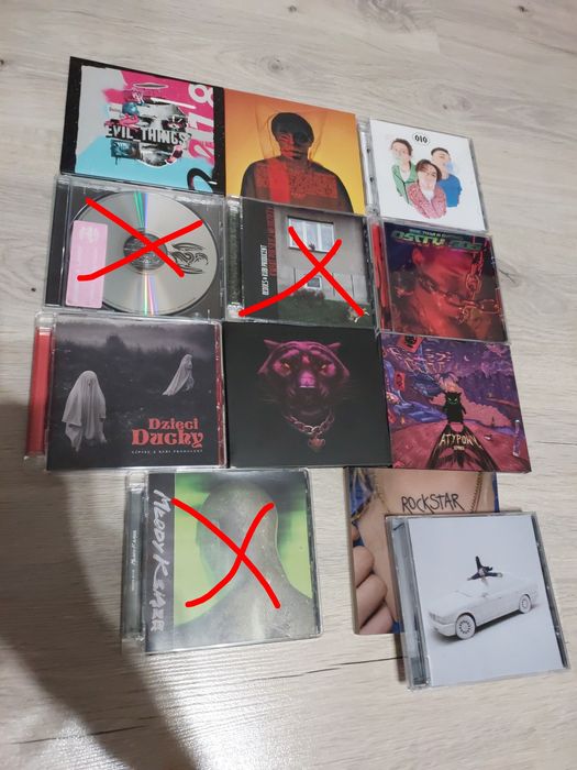 Muzyka, płyty CD, zestaw, Hip Hop, Rap, używane
