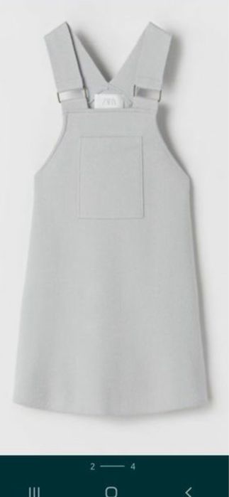 Zara dzianinowa spodnica ogtodniczka 140