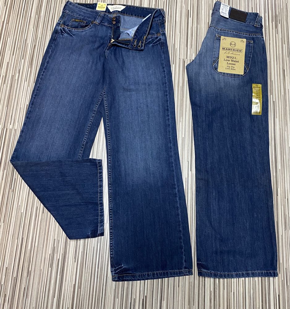 Spodnie dzwony damskie jeans 30/31 pas 80 cm komplet 2 sztuki Lee nowe