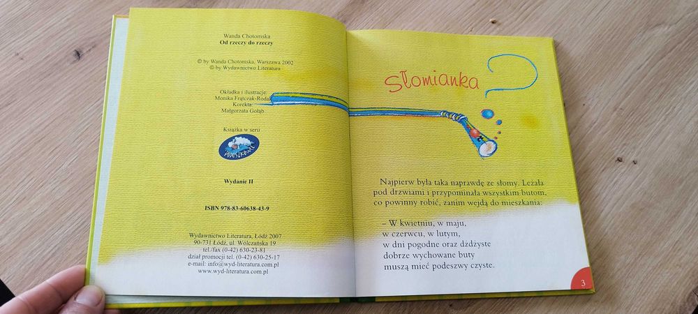 Książka Wandy Chotomskiej Od rzeczy do rzeczy