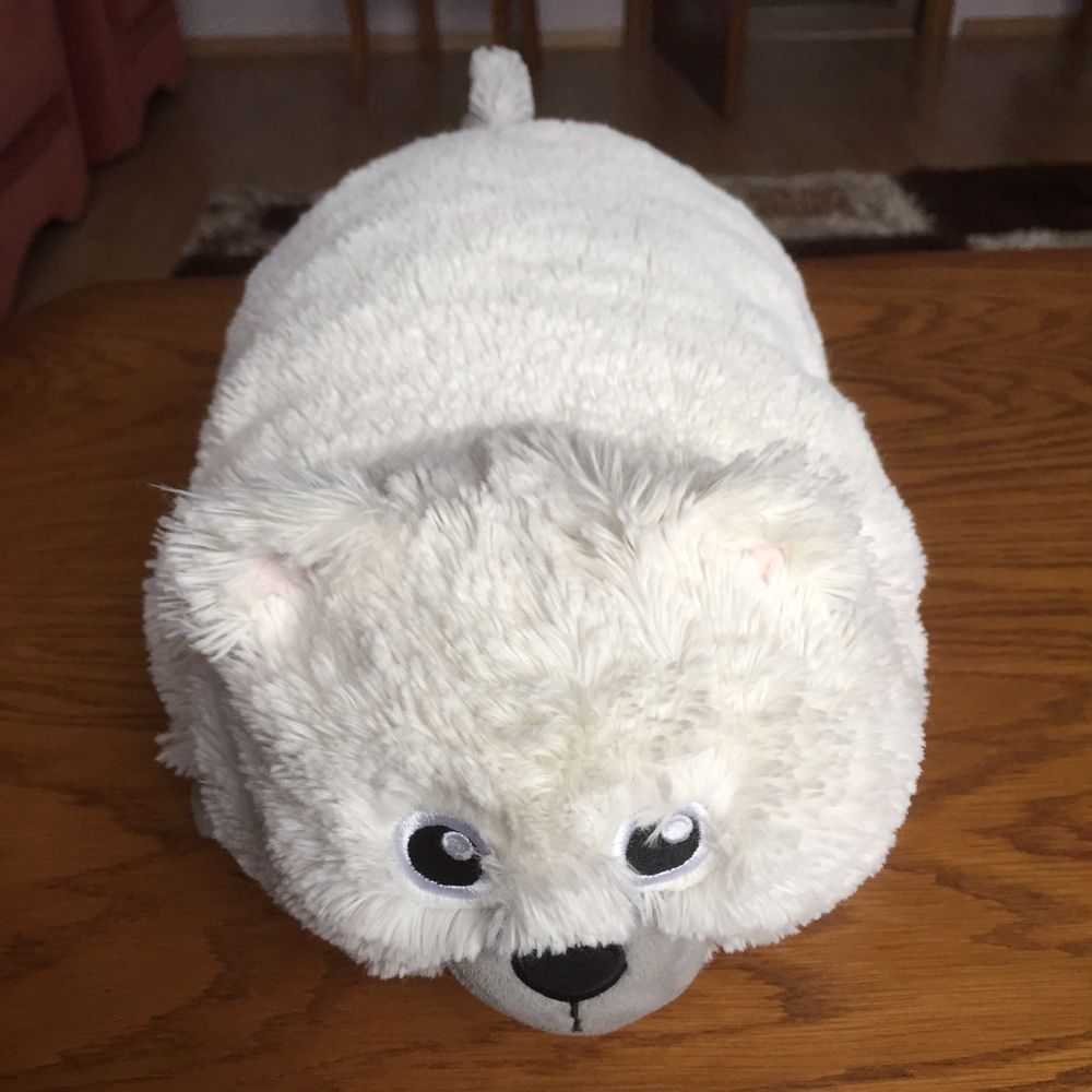Подушка іграшка «Білий ведмідь» та «Лось»