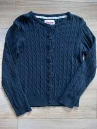 Granatowy galowy sweterek 146