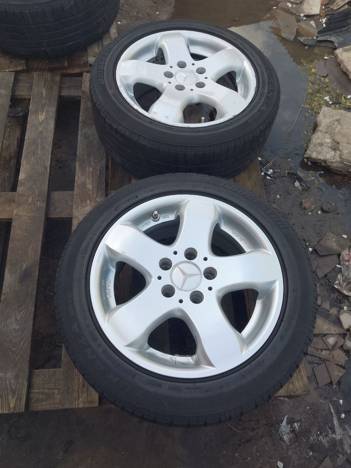 Диски Мерседес 5×112/R16/7J/ET-37/DIA 66.6mm, з Німеччини