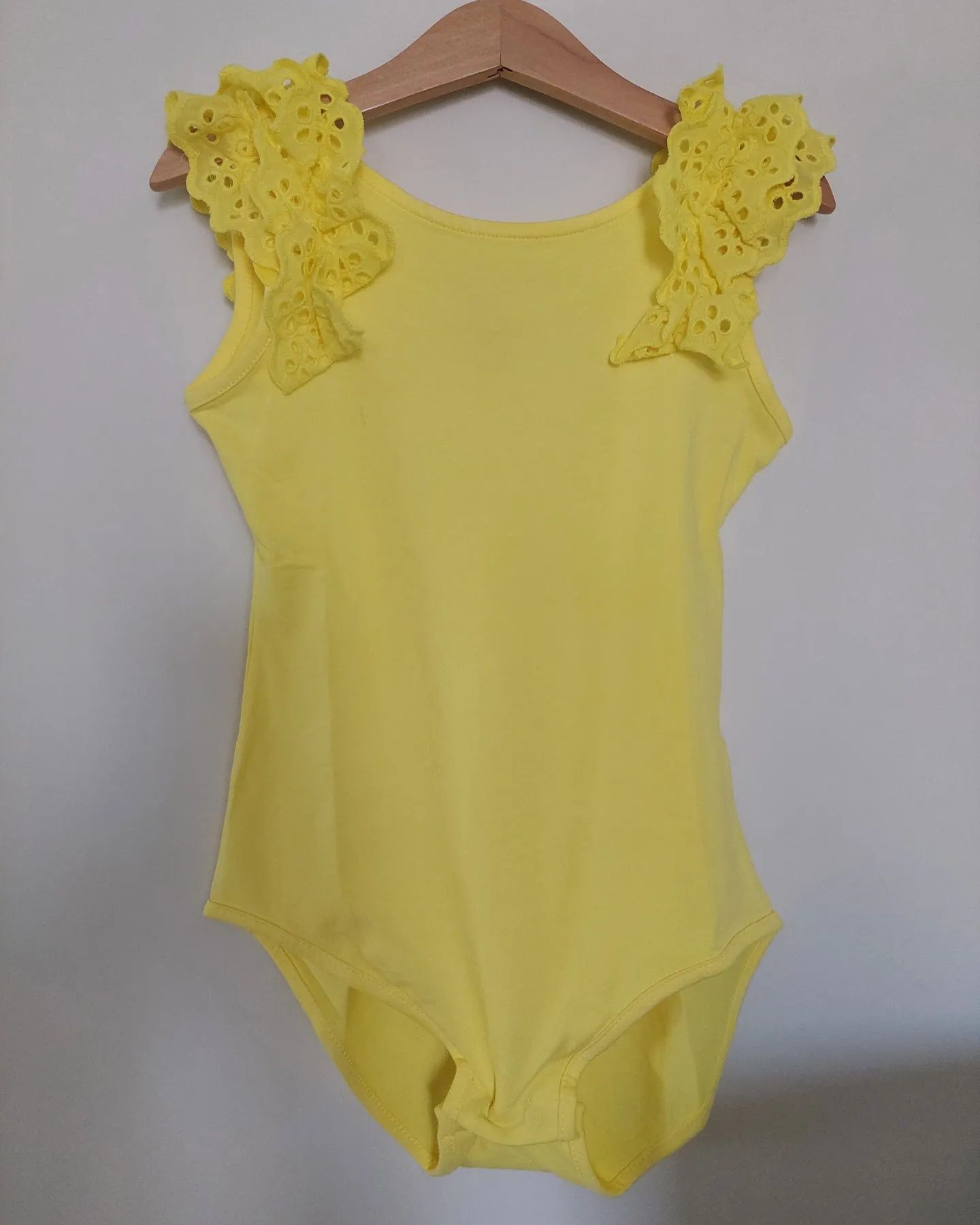 Body Menina Zara Girls Amarelo