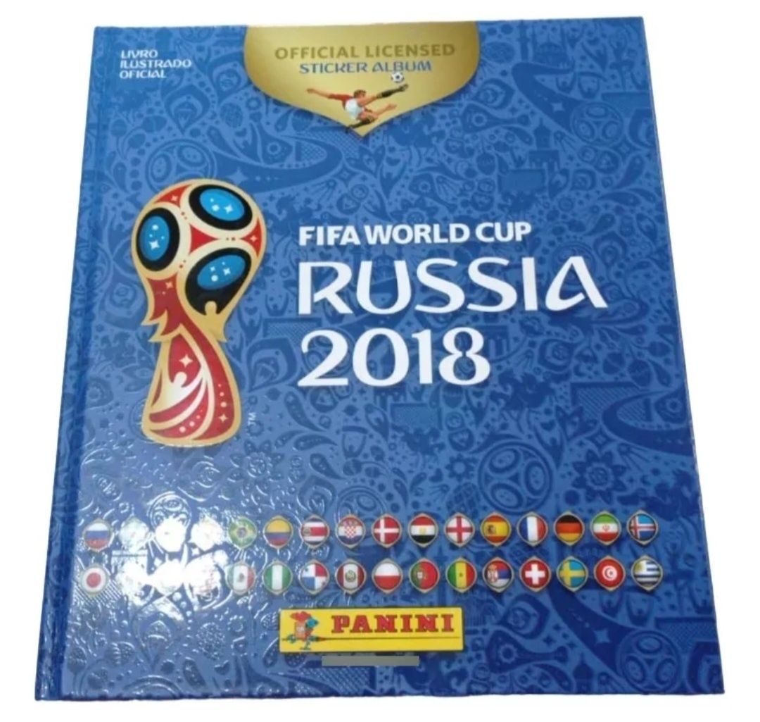 Caderneta Mundial 2018 Capa Dura Completa