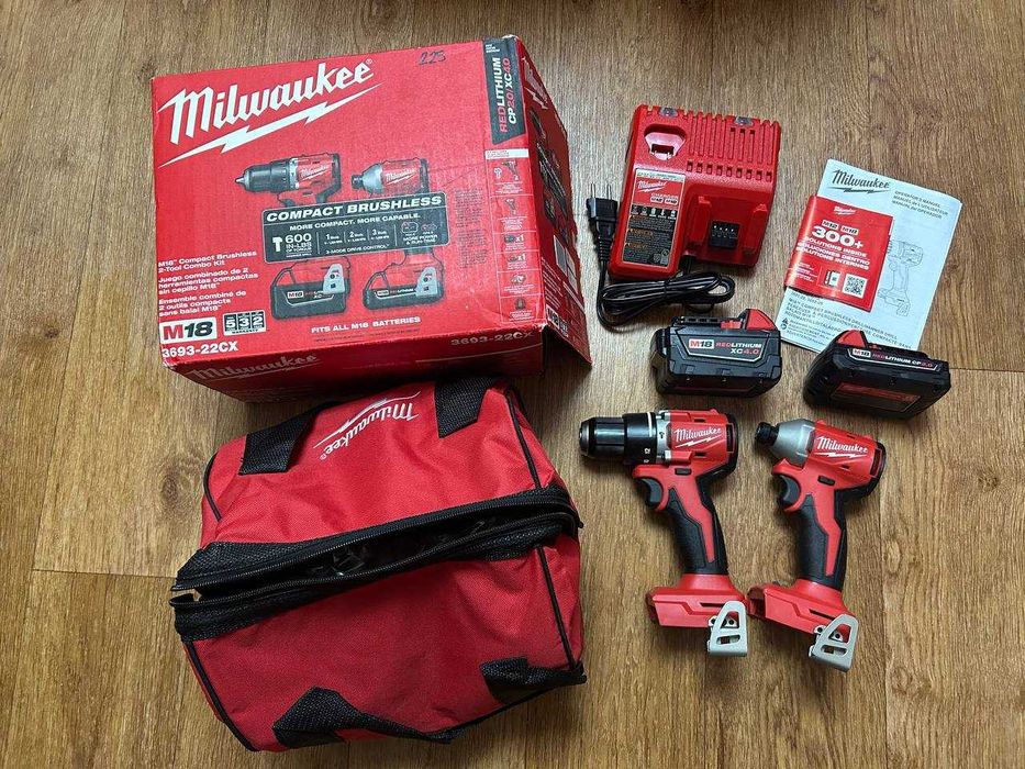 Набор шуруповертов Milwaukee M18 3693-22CX