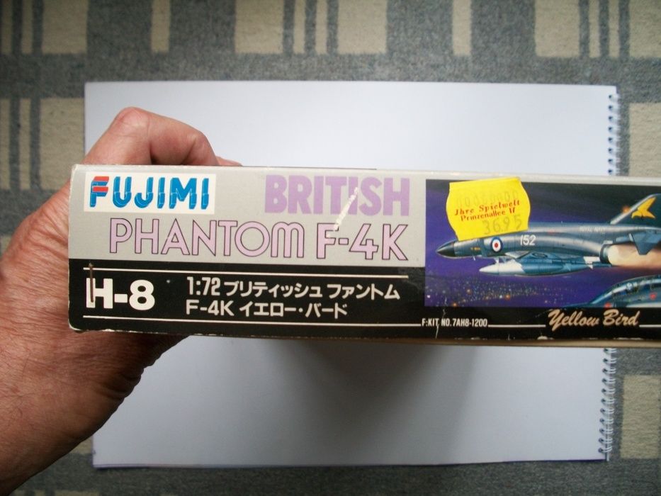 сборная модель 1-72 Fujimi F-4k Phantom