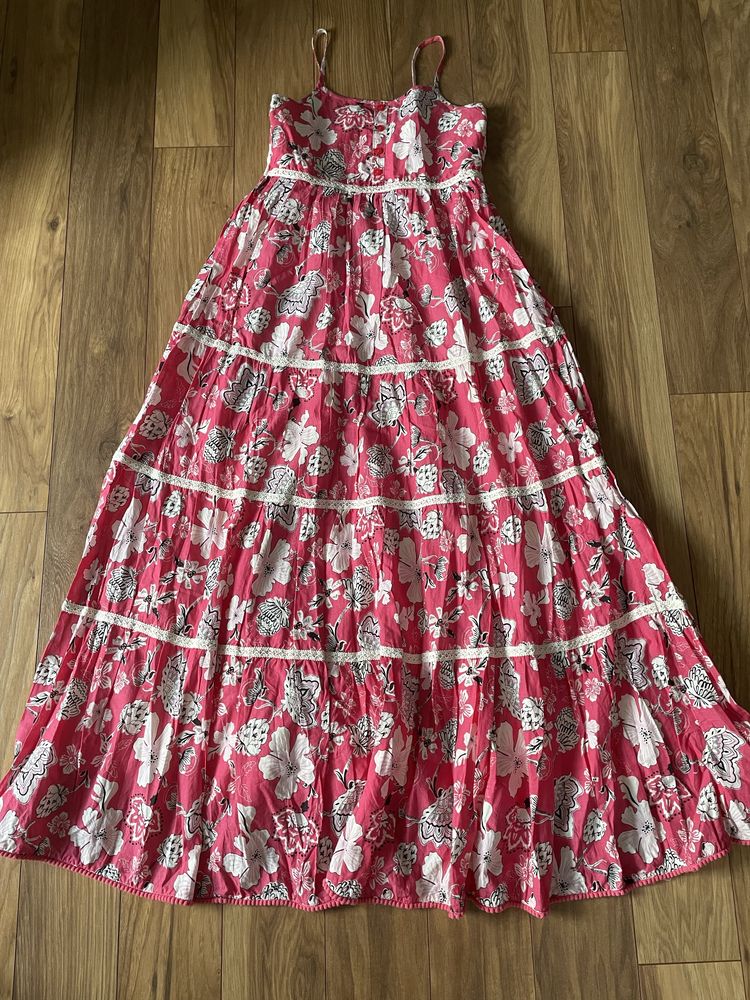 Długa sukienka 158/164 boho
