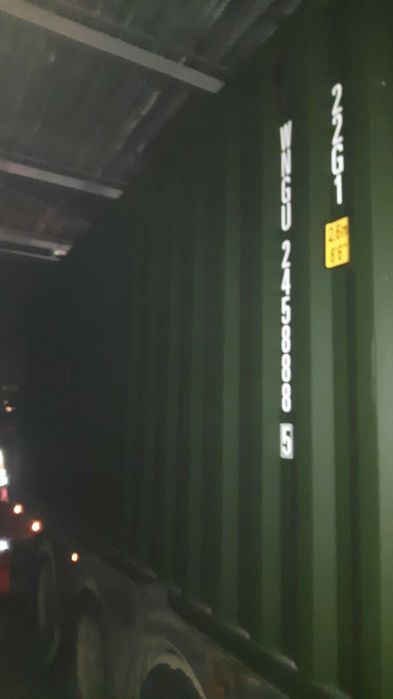 Nowy kontener morski mag 20'DC One Way zielony 6 m standardowy