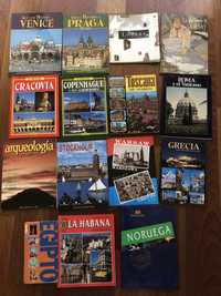 Livros arte e viagens Venice, Praga, La Habana, Louvre, Roma
