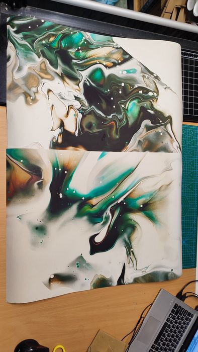 Zestaw 2 plakatów 50x70 2szt plakat do ramki abstrakcja OUTLET