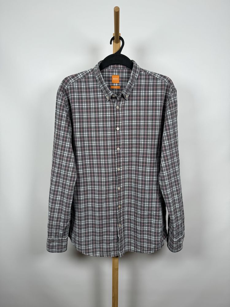 Hugo Boss koszula w kratkę XL