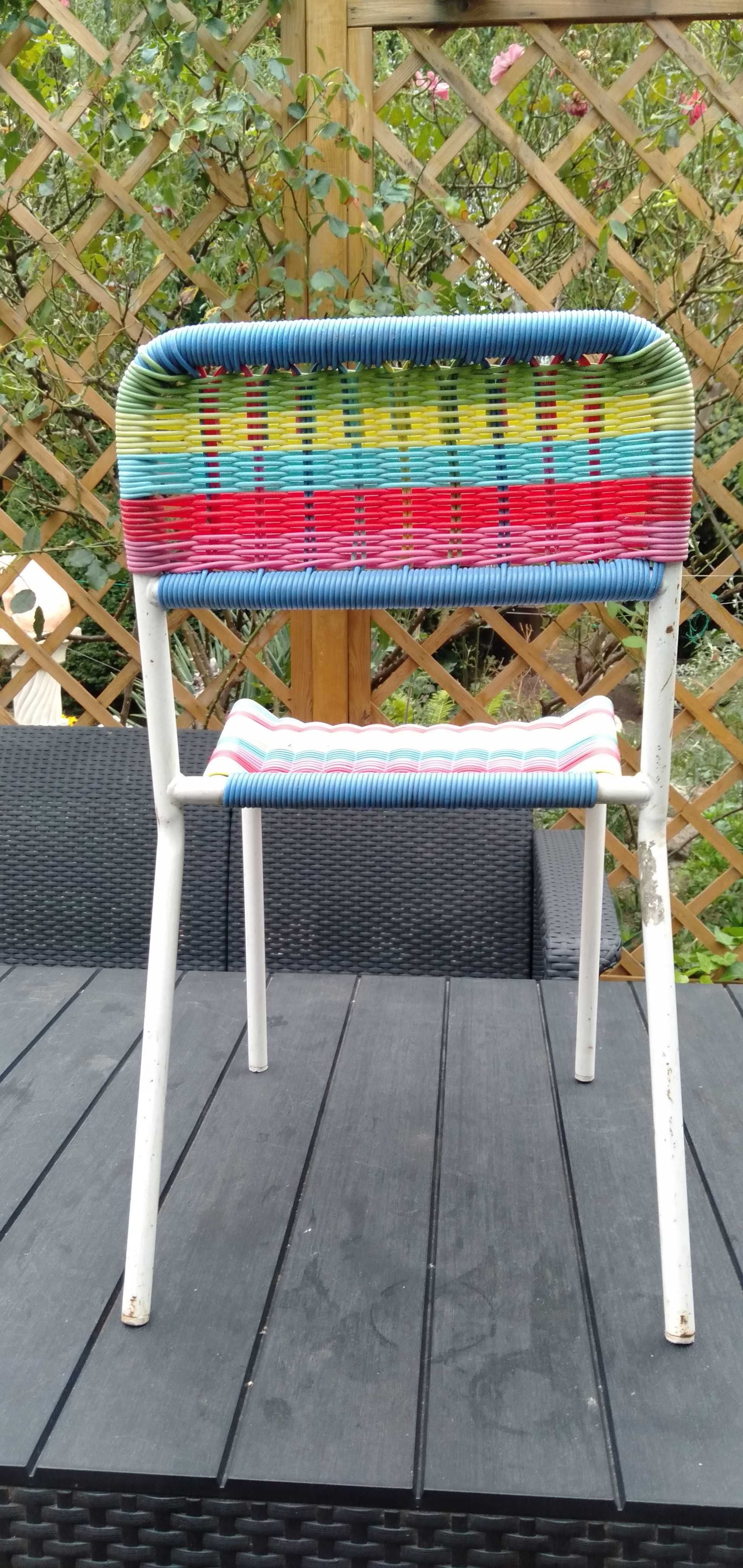 Krzesełko dziecięce kolorowe Ikea