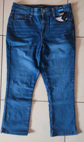 Jeans 3/4 rybaczki spodnie  40/12 super modne DUNNES STORE