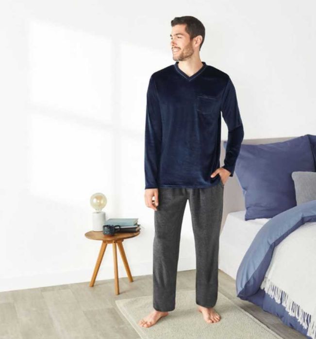 Чоловіча велюрова піжама Livergy  м 46/48