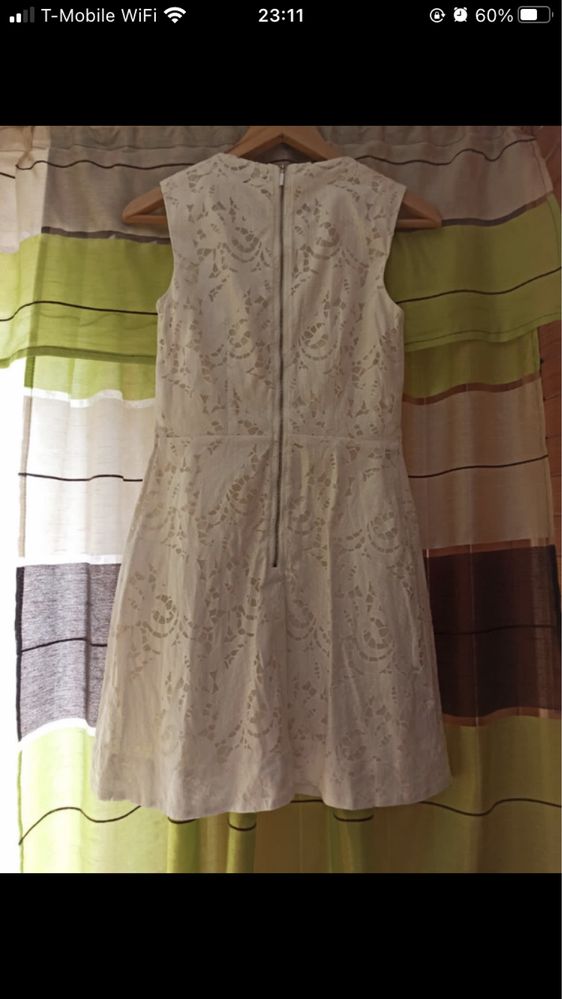 Biała sukienka xs h&m