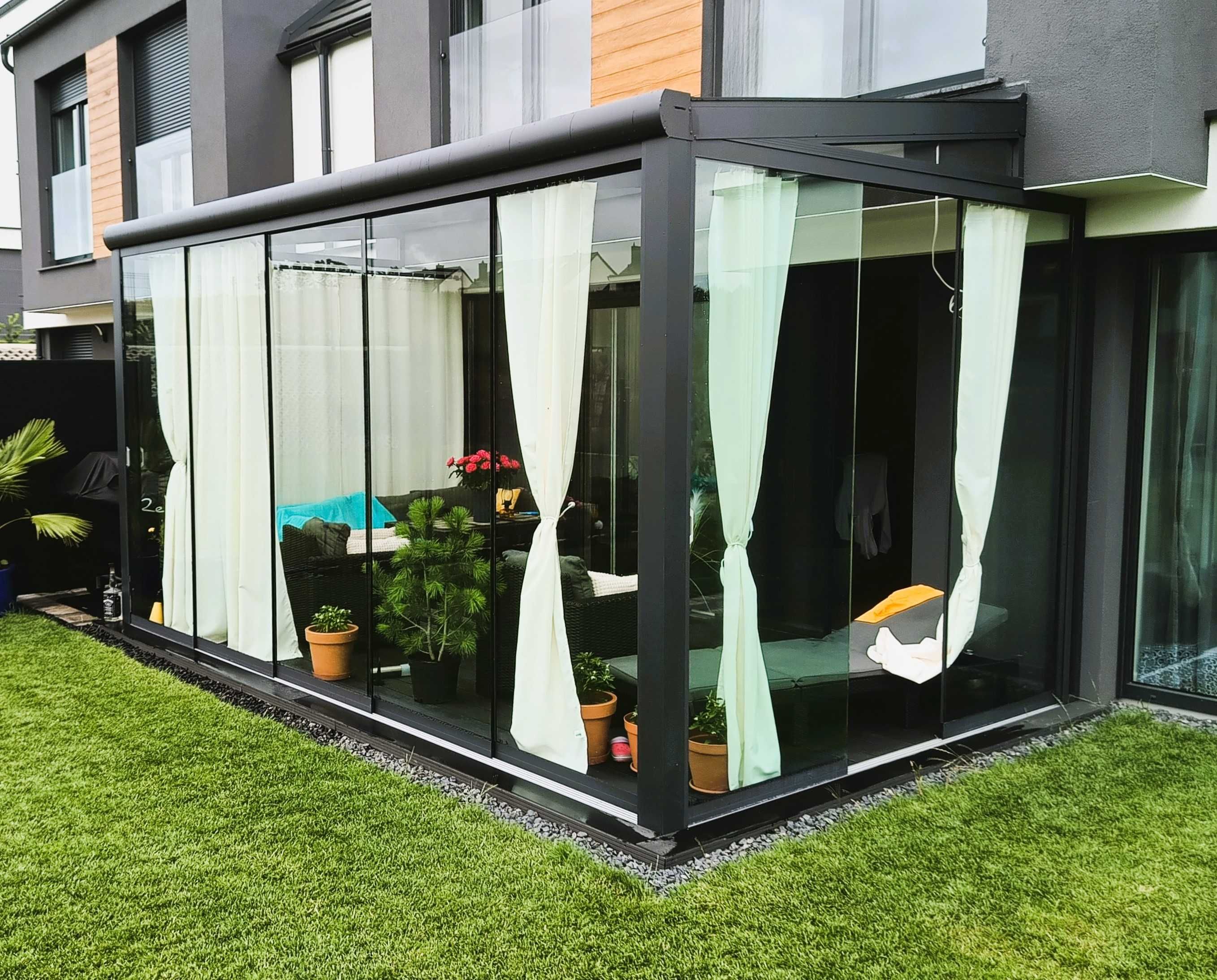 Ogród zimowy zadaszenie tarasu oranżeria pergola Cała Polska 300x606