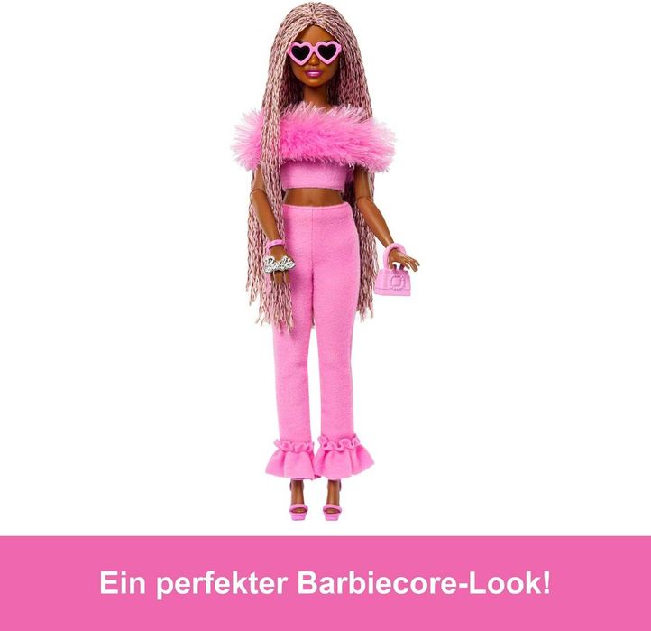 Barbie Deluxe Style Doll 4 Barbiecore Барбі Модниця у костюмі з пір´ям