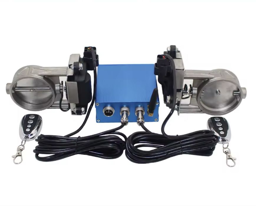 Заслонки на вихлоп 51мм, 63мм, 76мм для подвійної системи