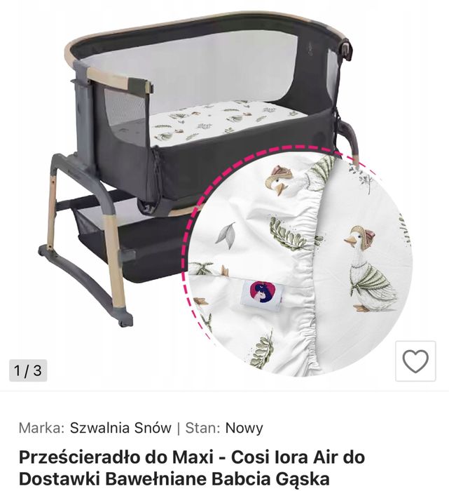 Łóżeczko dostawne dostawka Maxi Cosi Iora