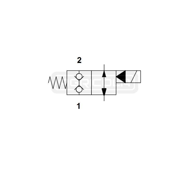 Zawór elektr. B2S NZ 2/2 3/4" 24v 140l/min 350bar