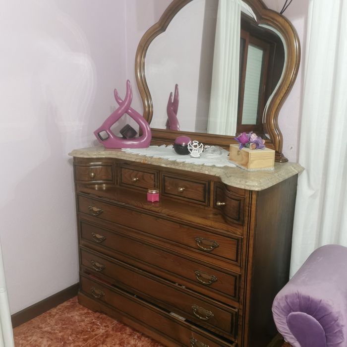 Cama de madeira maciça